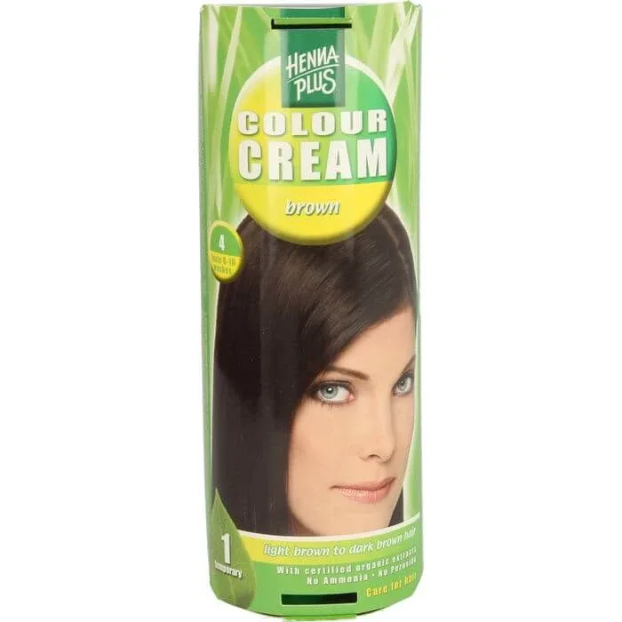 HENNAPLUS Cremă de culoare maro 4 60 ml — preț și oferte