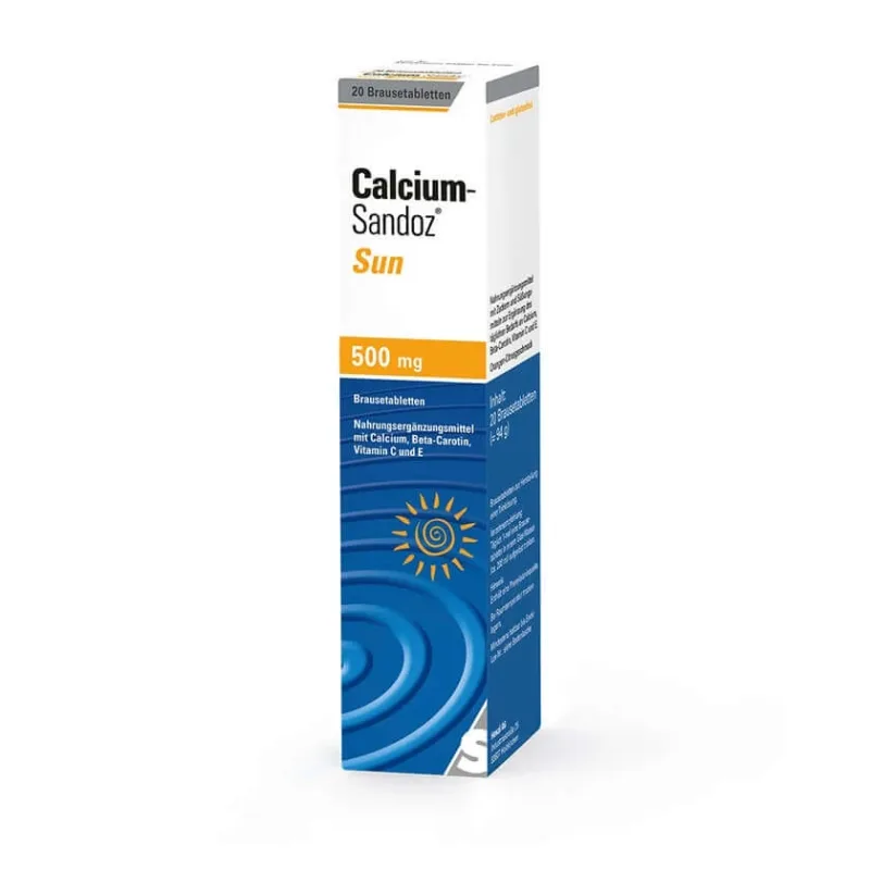 Calciu Sandoz Sun Tablete efervescente 20 Capsule — preț și oferte