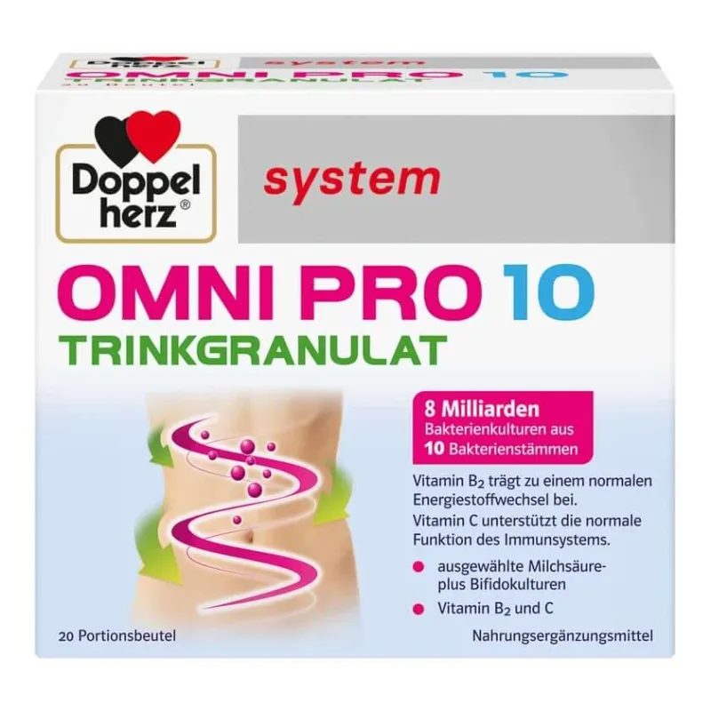 Double Heart Omni Pro 10 Sistem de băut granule 20 capsule — preț și oferte