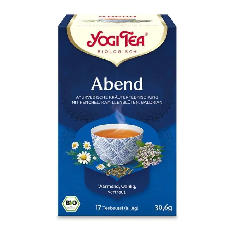YOGI TEA, seara, ceai organic din plante 17X1,8 g — preț și oferte