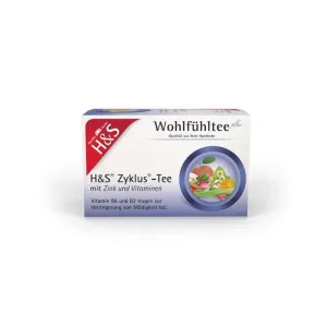 H&S Ceai de ciclu cu zinc și vitamine Fi 20X1,5 g