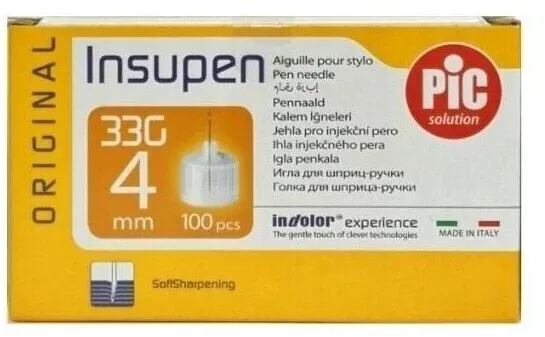PIC Insupen 33G 4 mm ace pen 100 bucăți — preț și oferte