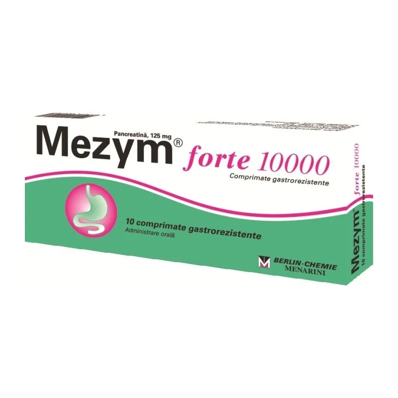 MEZYM FORTE 10000 X 10 BERLIN CHEMIE — preț și oferte