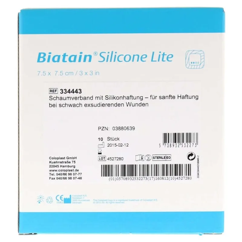 Biatain Silicon Lite pansament spumă 7,5x 10 buc. — preț și oferte