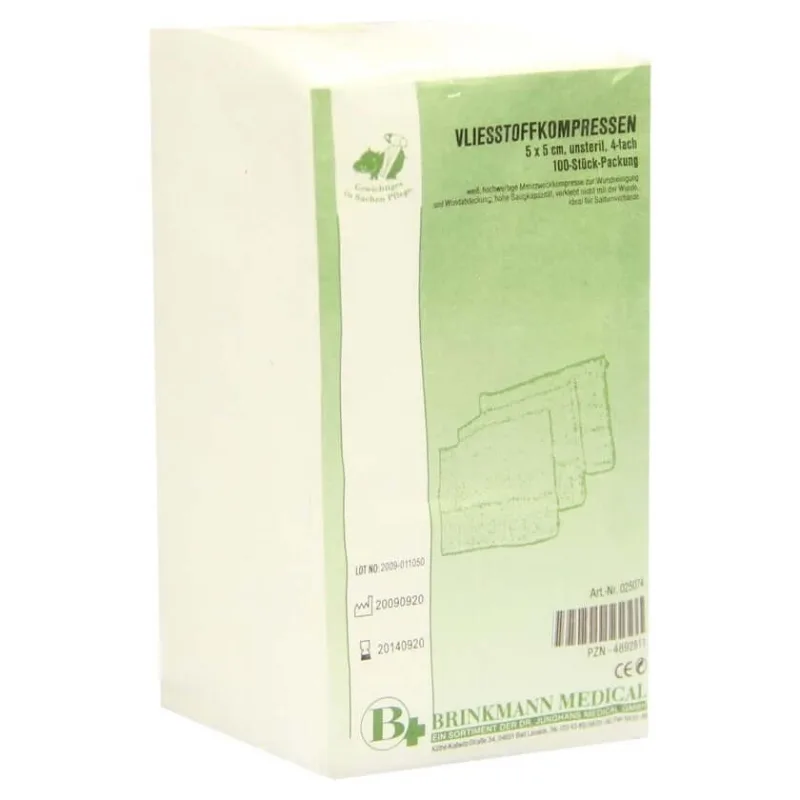 Comprese nețesute nesterile 5x5 cm 4f 100 buc. — preț și oferte