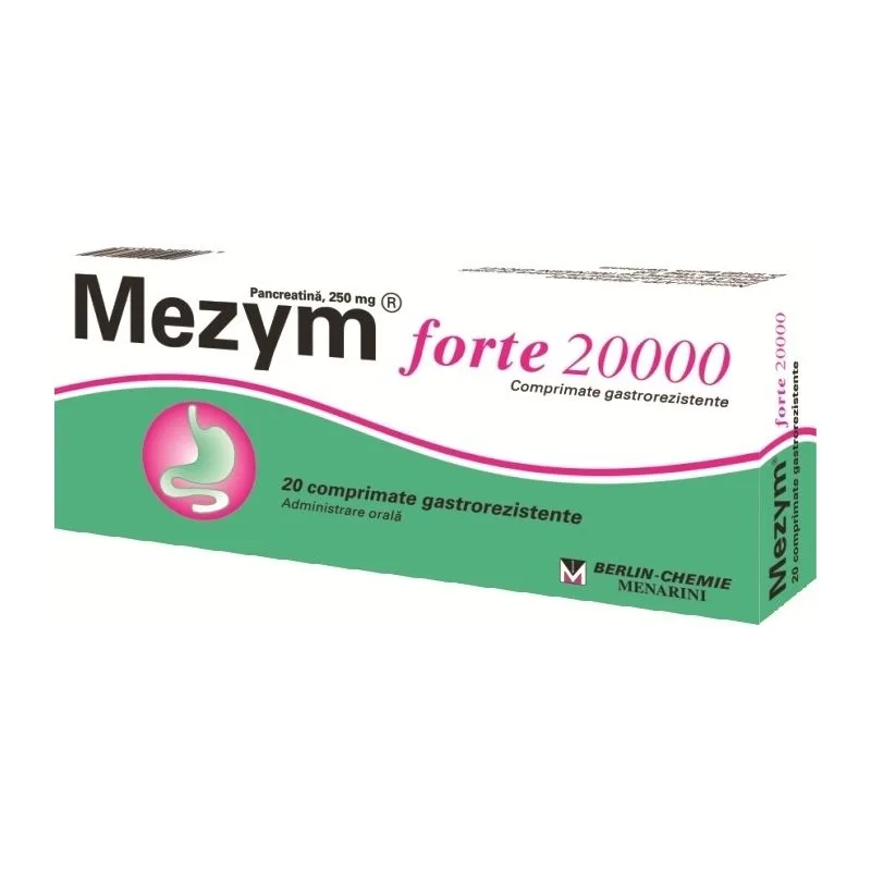 MEZYM FORTE 20.000 X 20 BERLIN CHEMIE — preț și oferte