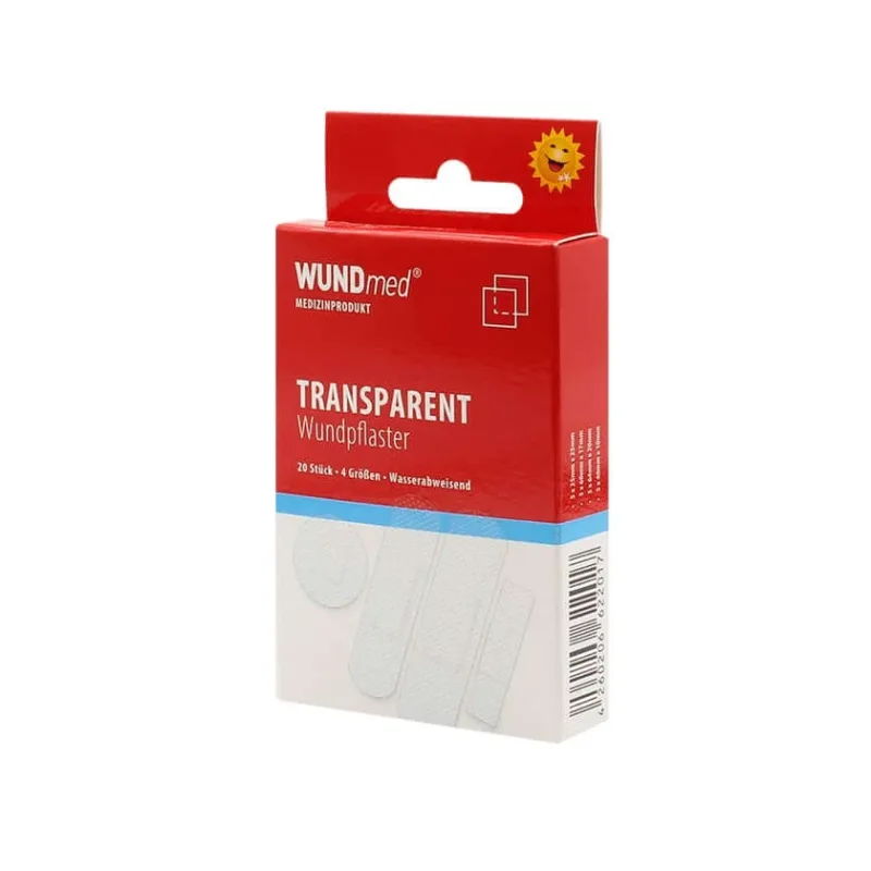 Plasture transparent impermeabil 4 dimensiuni 20 buc — preț și oferte