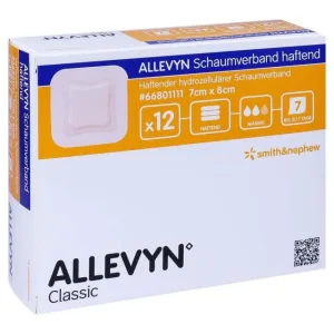 Pansament din spumă Allevyn 7x8 cm adeziv 12 buc