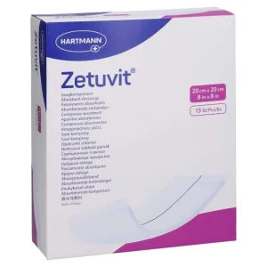 Tampoane absorbante Zetuvit sterile 20x20 cm 15 buc.