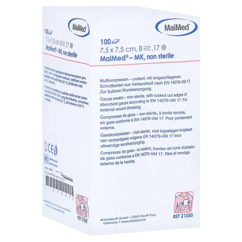 Comprese de tifon 7,5x7,5 cm nesterile 8x 100 buc. — preț și oferte