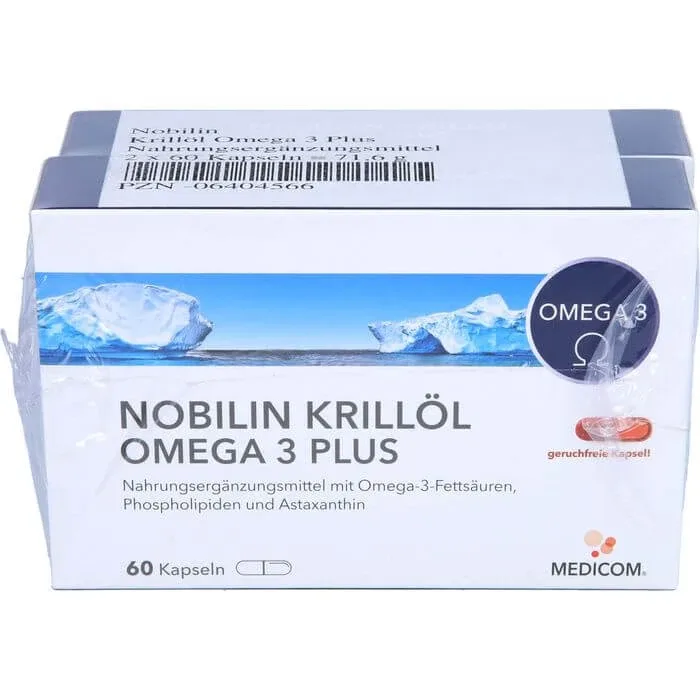NOBILIN Krill Oil Omega-3 Plus Capsule 120 Capsule — preț și oferte