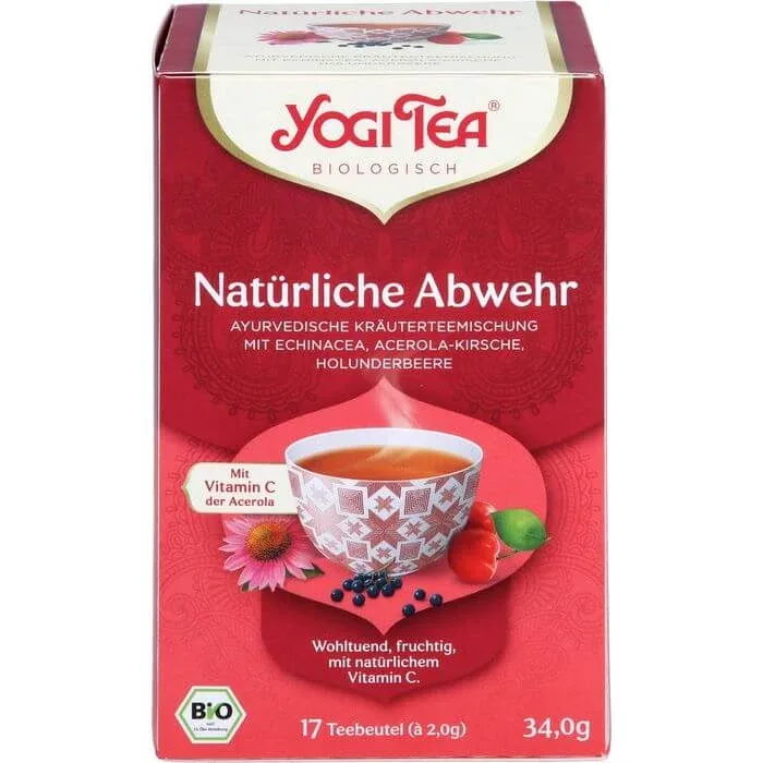 YOGI TEA Apărare naturală organică Filtru de pungi 30,6 g — preț și oferte
