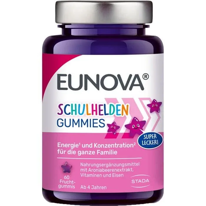 EUNOVA Școala Heroes Gummies 60 buc. — preț și oferte