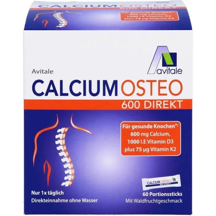 CALCIUM OSTEO 600 Direct Portion Sticks 60 buc. — preț și oferte