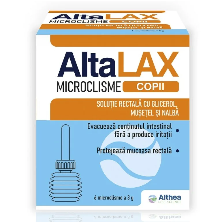 Microclisme pentru copii Altalax, Althea Life Science | 6 buc — preț și oferte