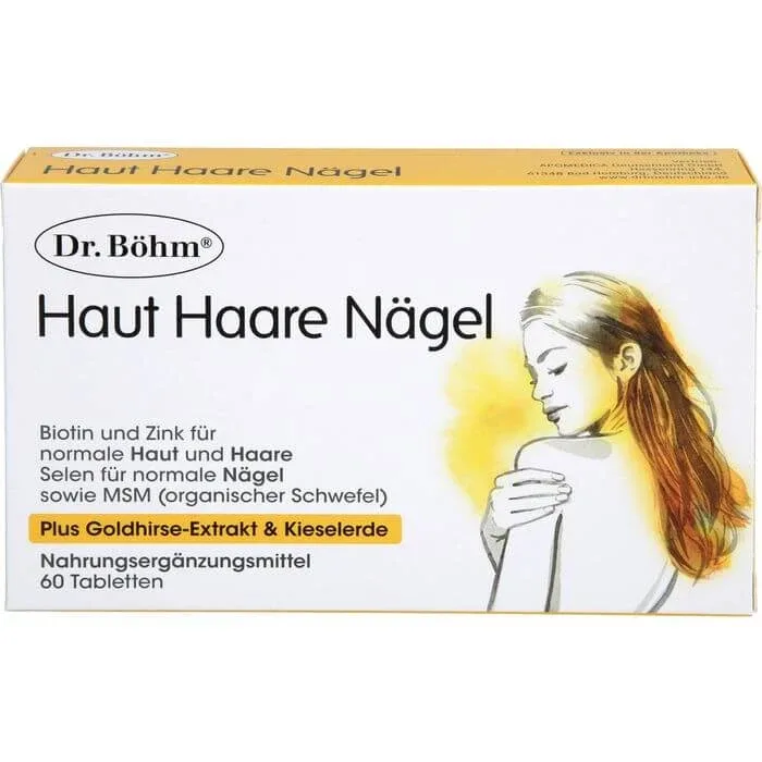 DR.BÖHM Skin Hair Nails Tablete 60 Capsule — preț și oferte