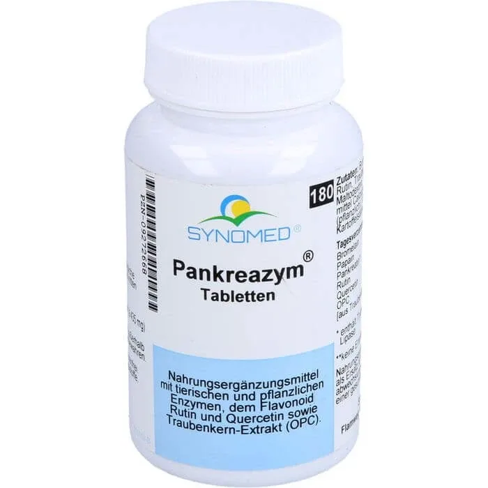 PANKREAZYM Tablete 180 Capsule — preț și oferte