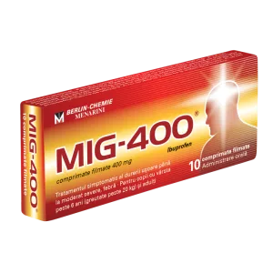 MIG 400, Berlin-Chemie AG | 10 comprimate filmate