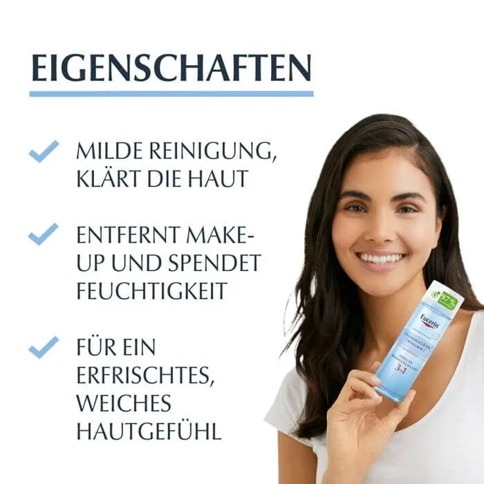 EUCERIN DermatoCLEAN Hyal.Miz.Cleansing Fluid 3in1 200 ml — preț și oferte