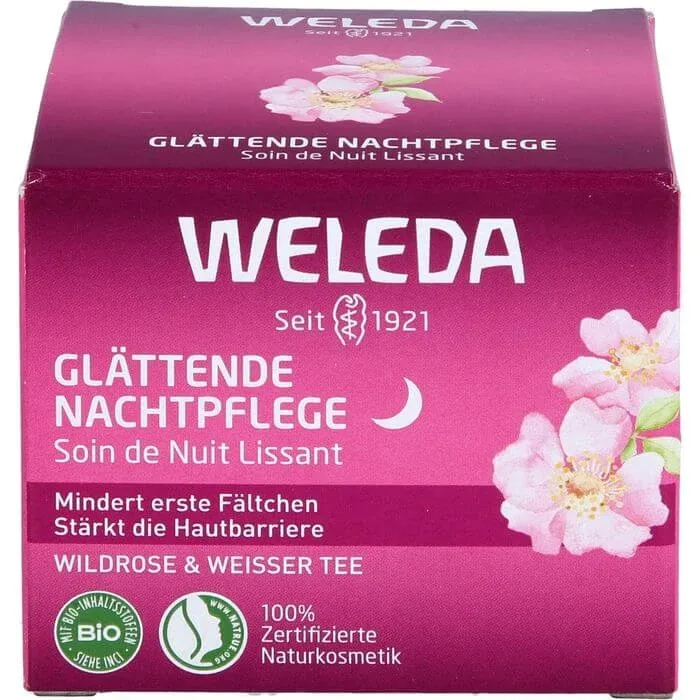 WELEDA Smoothing Night Care Wild Rose & White Tea 40 ml — preț și oferte