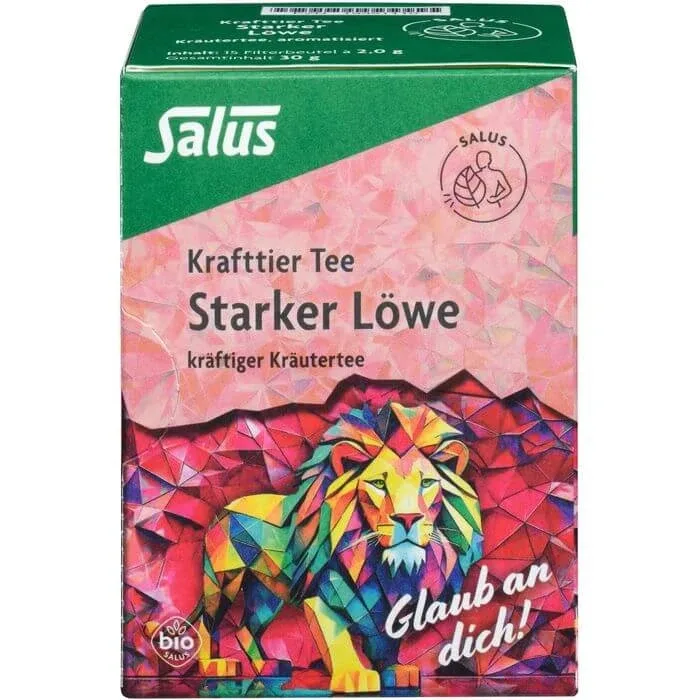 KRAFTTIER Tea Strong Lion Organic Salus Filter Bags 15 Capsule Salus Haus — preț și oferte