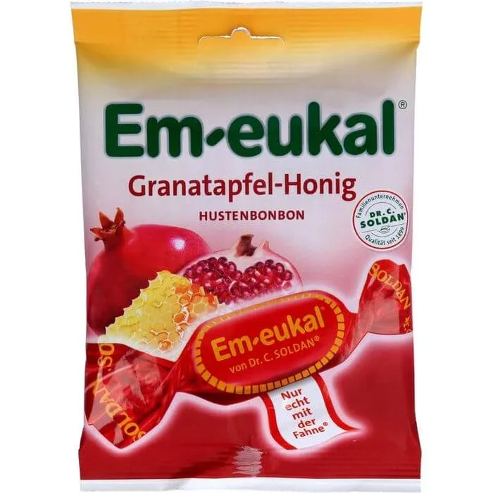 EM-EUKAL bomboane dulci rodie-miere 75 g — preț și oferte