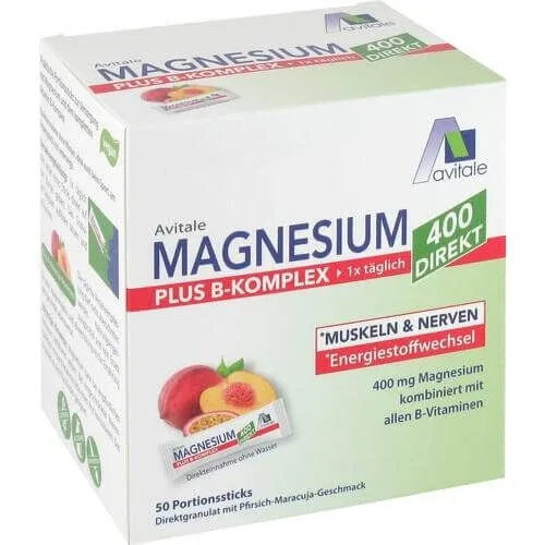 MAGNESIUM 400 + B-Complex direct Peach.Mar.Gra.Sticks 125 g — preț și oferte