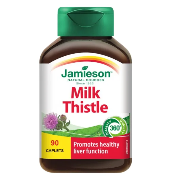 Milk Thistle, Jamieson | 90 capsule JAMIESON LABORATOIRES — preț și oferte