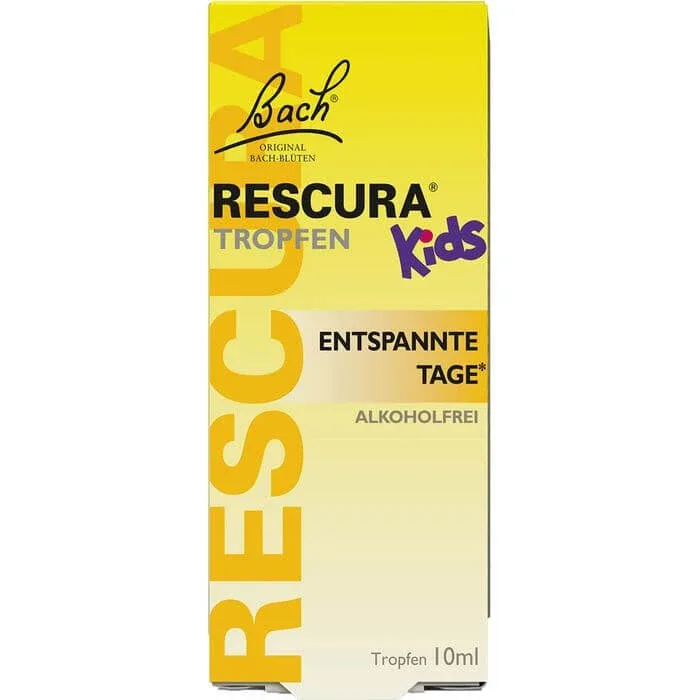 BACHBLÜTEN Rescura Kids picături fără alcool 10 ml — preț și oferte