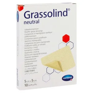 Grassolind unguent comprese 5x5 cm steri 10 buc.