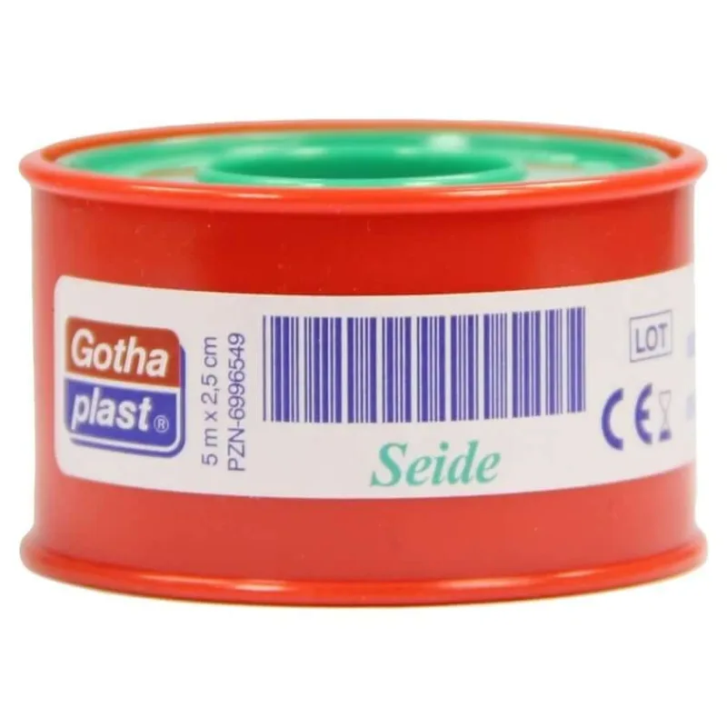 Gotha SILK mătase adezivă din ipsos 2,5cmx5m 1 buc — preț și oferte