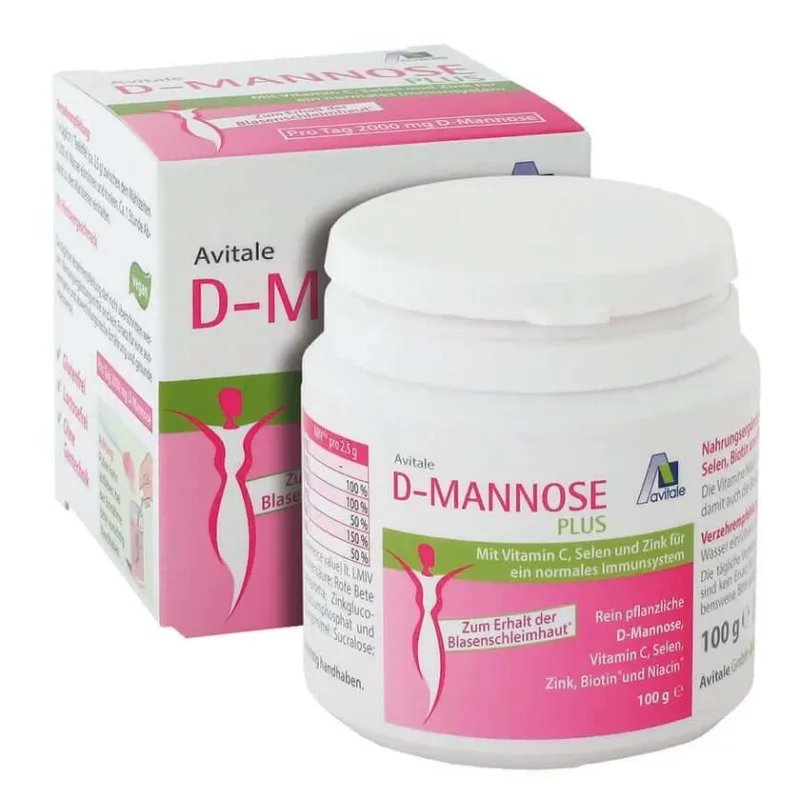 D-Mannose Plus 2000mg cu vitamine și minerale pulbere 100 g — preț și oferte