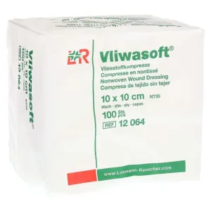 Comprese nețesute Vliwasoft nesterile 10x10 100 buc.