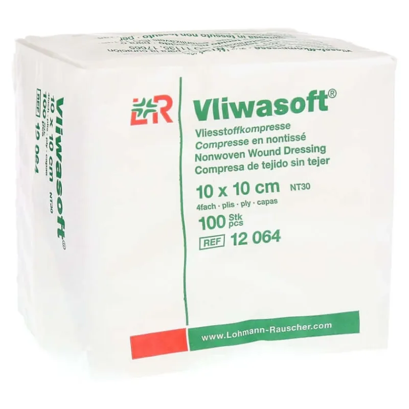 Comprese nețesute Vliwasoft nesterile 10x10 100 buc. — preț și oferte