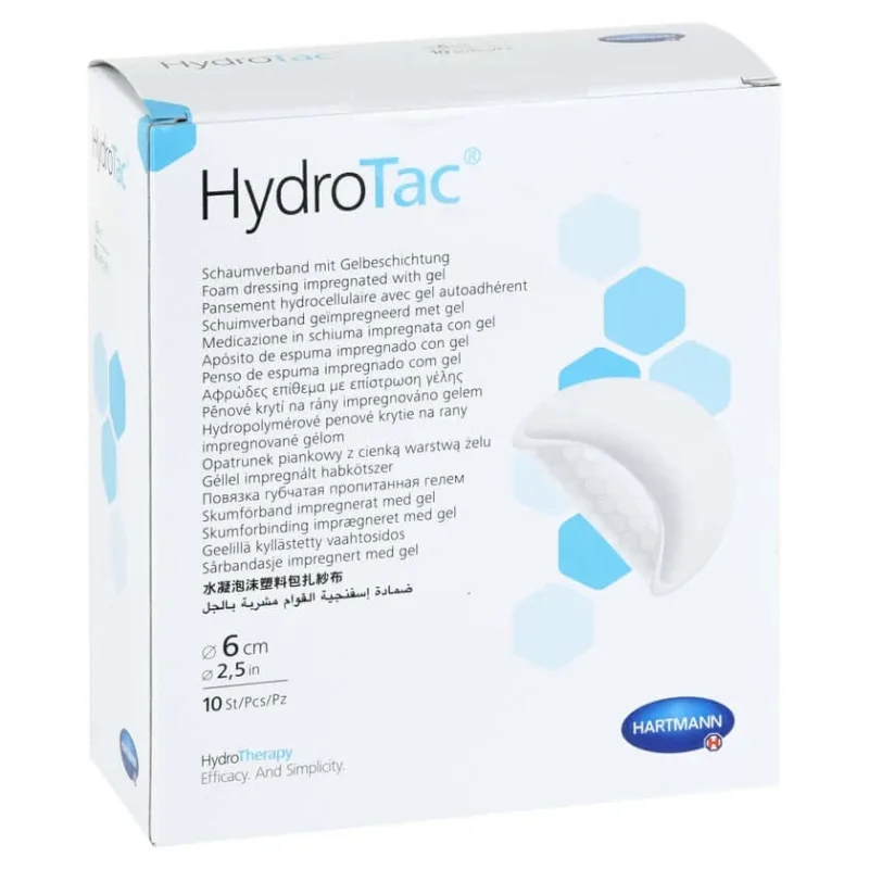 Pansament din spumă Hydrotac 6 cm rotund steril 10 buc — preț și oferte