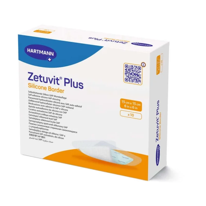 Zetuvit Plus silicon de frontieră 15x15 cm 10 buc — preț și oferte