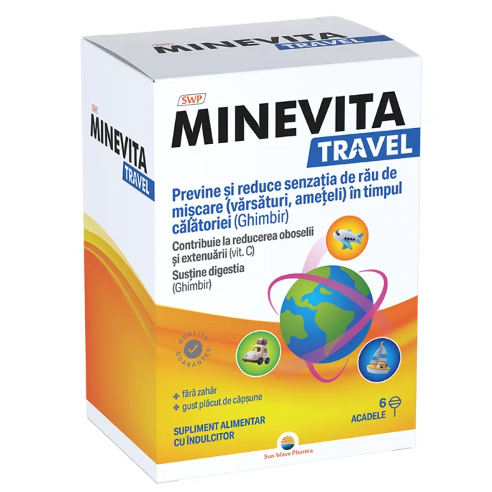 Minevita Travel, Sun Wave Pharma | 6 acadele — preț și oferte