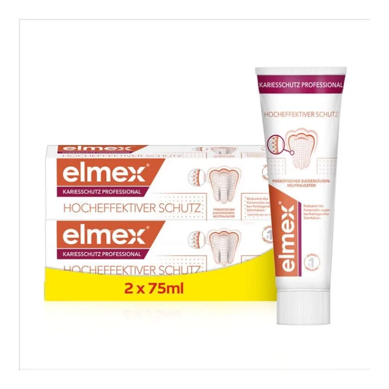 pastă de dinți elmex Caries Protection Professional 2 buc. — preț și oferte