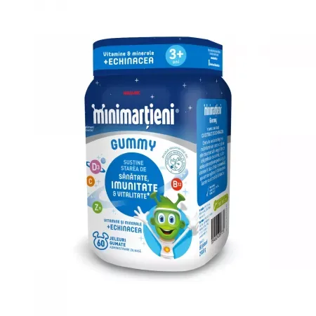 Minimartieni Gummy jeleuri cu Echinacea | 60 jeleuri WALMARK — preț și oferte