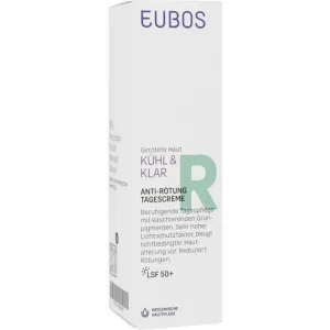EUBOS COOL & CLEAR Cremă de zi împotriva roșeață SPF 50+ 40 ml