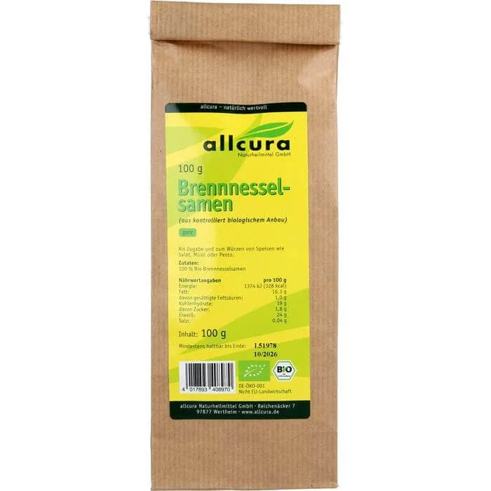 Semințe organice de urzică 100 g pungă — preț și oferte