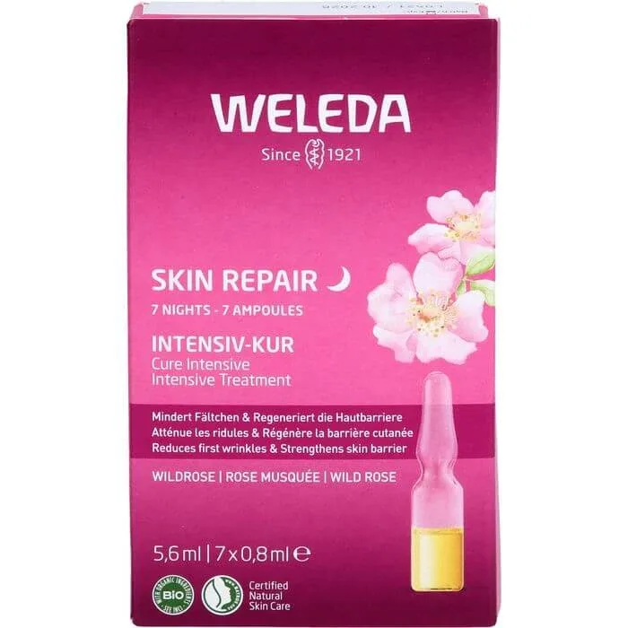 WELEDA Skin Repair tratament intensiv 7 fiole 5.6 ml — preț și oferte