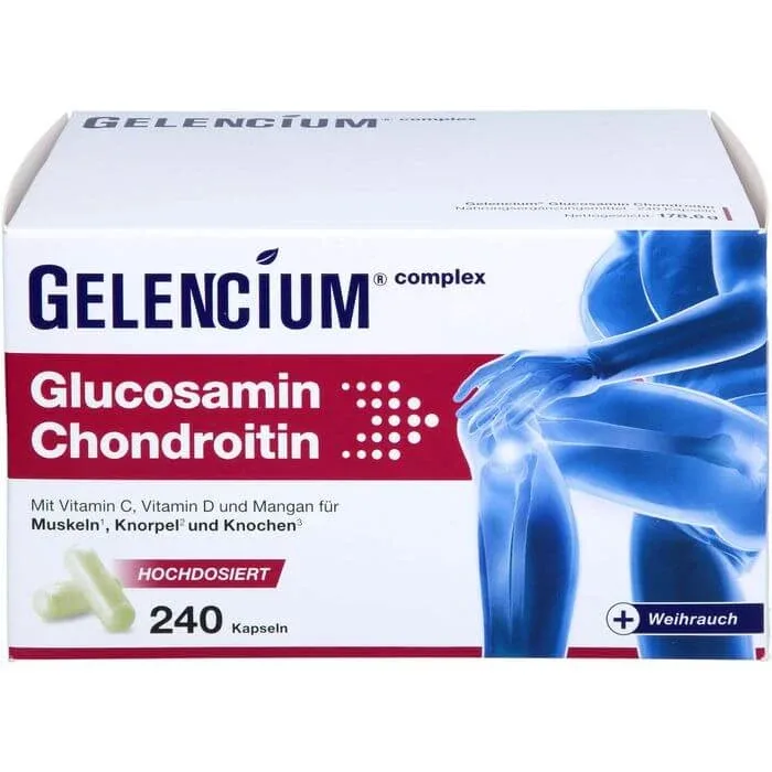 GELENCIUM Glucozamină Condroitină doza mare Vit C Kps 240 St. — preț și oferte
