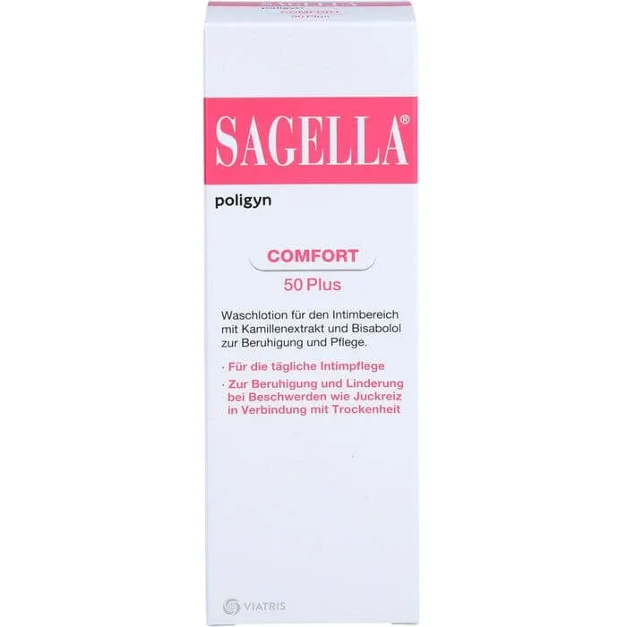 SAGELLA poligyn loțiune de spălare intimă pentru femei 50+ 250 ml — preț și oferte