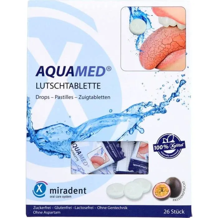 MIRADENT Aquamed pastile pentru gura uscată 60 g — preț și oferte