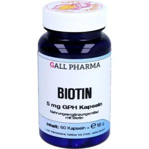BIOTIN 5 mg GPH Capsule 60 Capsule