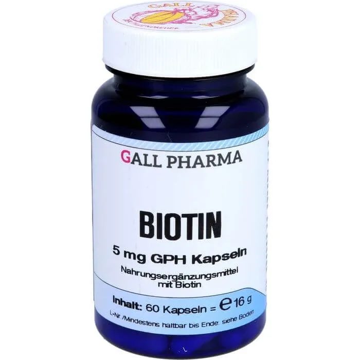 BIOTIN 5 mg GPH Capsule 60 Capsule — preț și oferte
