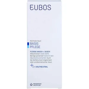 EUBOS LICHID albastru neparfumat 200 ml