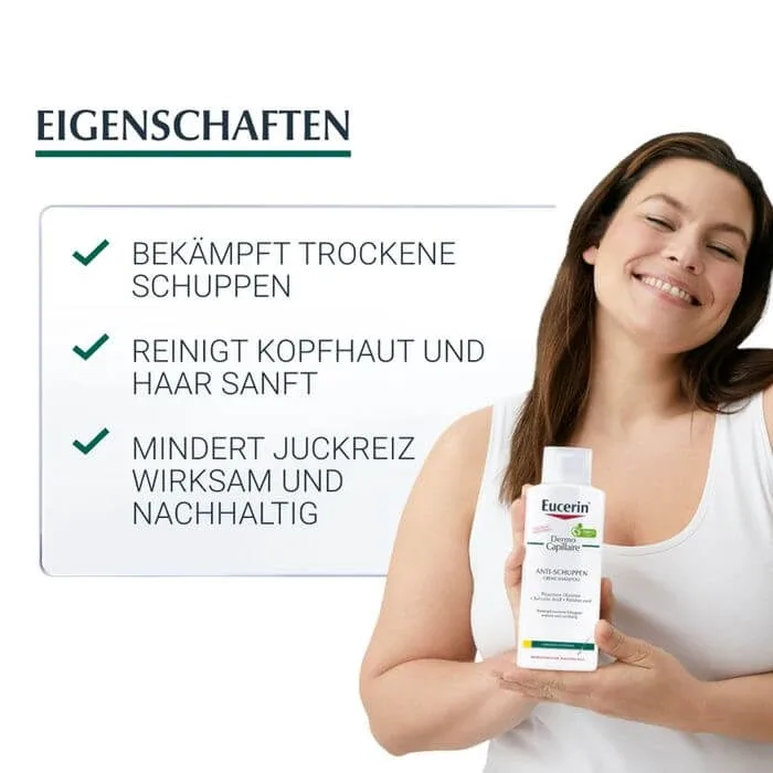 EUCERIN DermoCapillaire Cremă anti-mătreață Shamp. 250 ml — preț și oferte