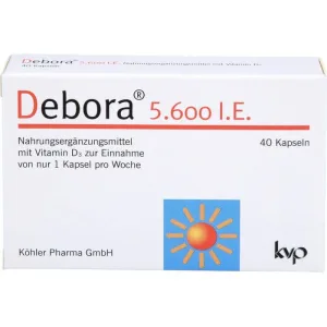 DEBORA 5,600 U.I. Capsule 40 Capsule